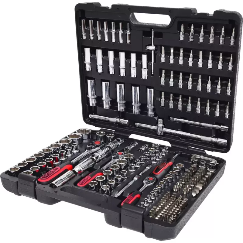 Raktų galvučių rinkinys KS Tools 918.0795 195 galvutės colinis 10 kg