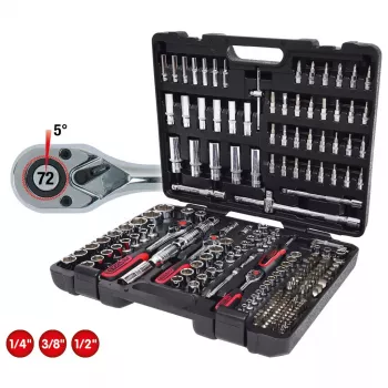 Raktų galvučių rinkinys KS Tools 918.0795 195 galvutės colinis 10 kg