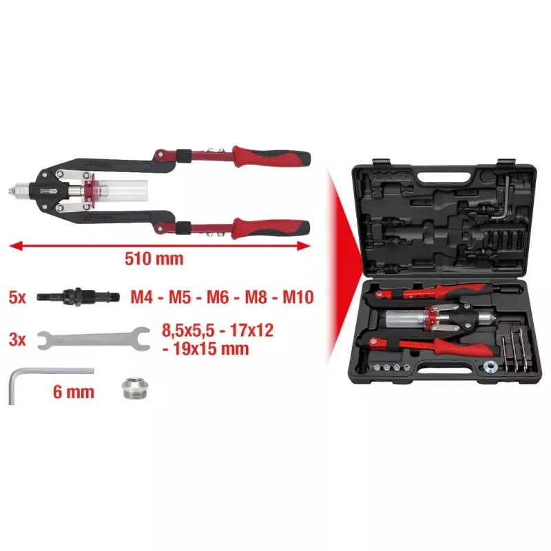 Kniedijimo įrankis KS Tools 150.9630 Svoris 2,67 kg