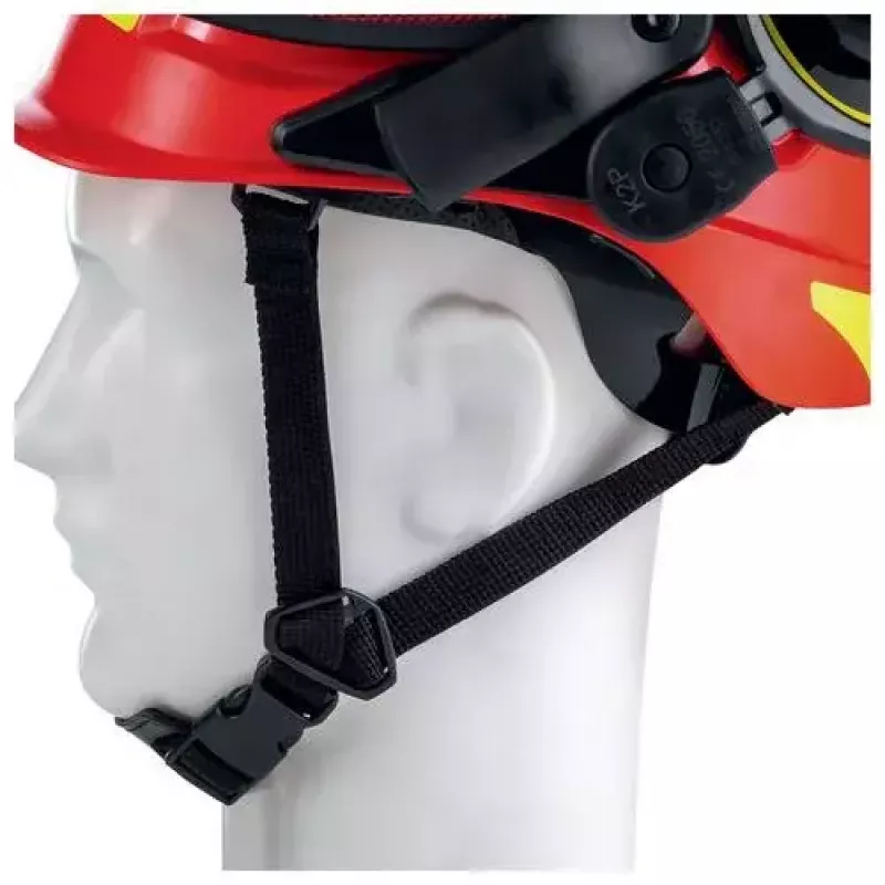 Saugos galvos apdangalas Uvex 9774238 didelio tankio polietilenas HDPE raudonas geltonas