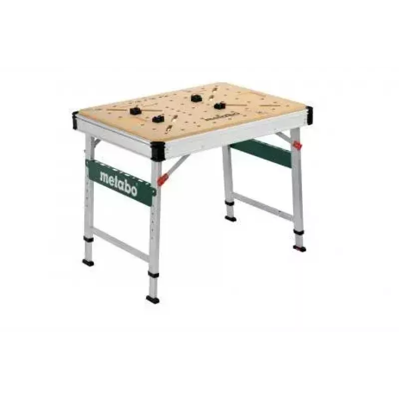 Lauko stalas Metabo MWB 100 Smėlio Metalinis Stačiakampis 710 mm plotis