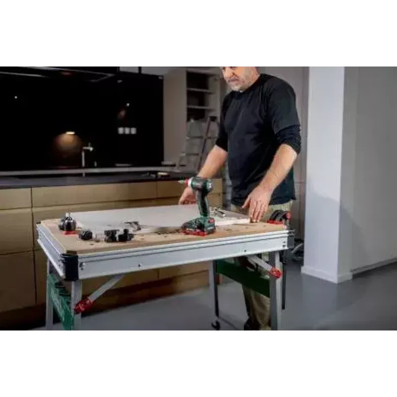 Lauko stalas Metabo MWB 100 Smėlio Metalinis Stačiakampis 710 mm plotis
