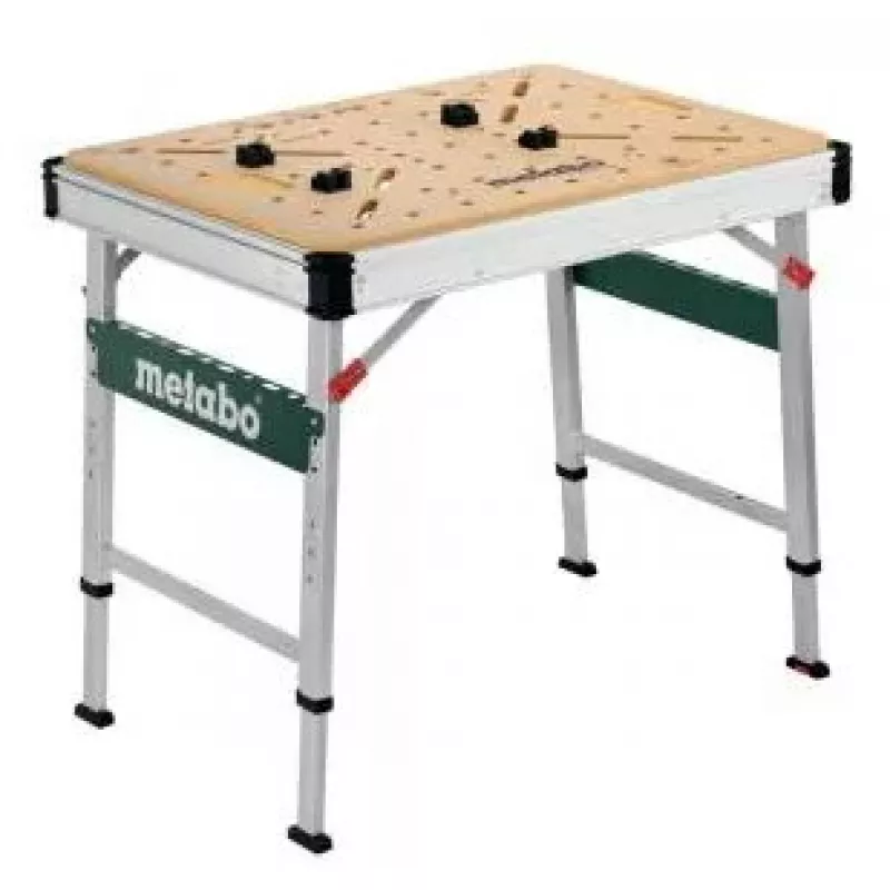 Lauko stalas Metabo MWB 100 Smėlio Metalinis Stačiakampis 710 mm plotis