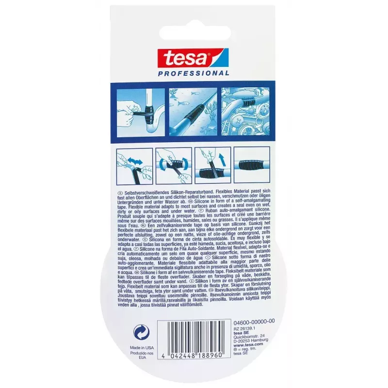 Sandarinimo juosta TESA 04600-00000-00 Skaidri 3 m