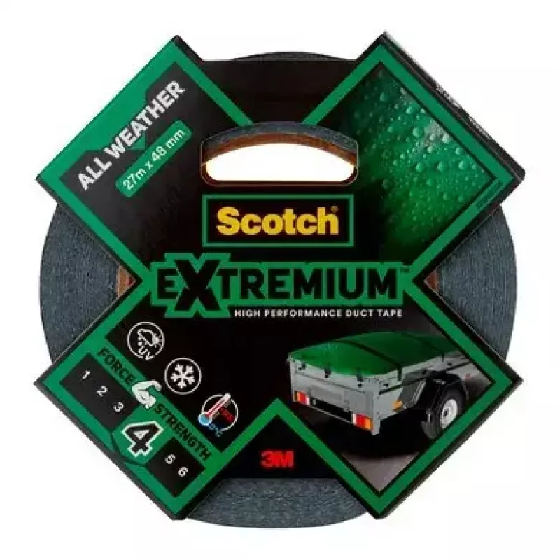 3M Extremium juosta pilka 27,4 m ryšuliams, remontui, atspari vandeniui