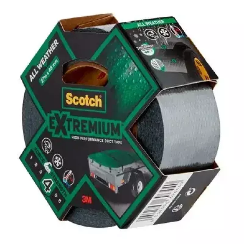 3M Extremium juosta pilka 27,4 m ryšuliams, remontui, atspari vandeniui