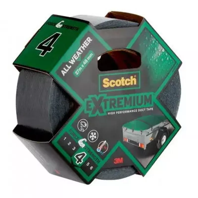 3M Extremium juosta pilka 27,4 m ryšuliams, remontui, atspari vandeniui