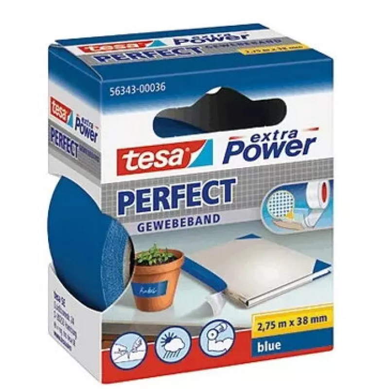 Raštinės juosta TESA 56343-00036 Mėlyna 2,75 m 38 mm