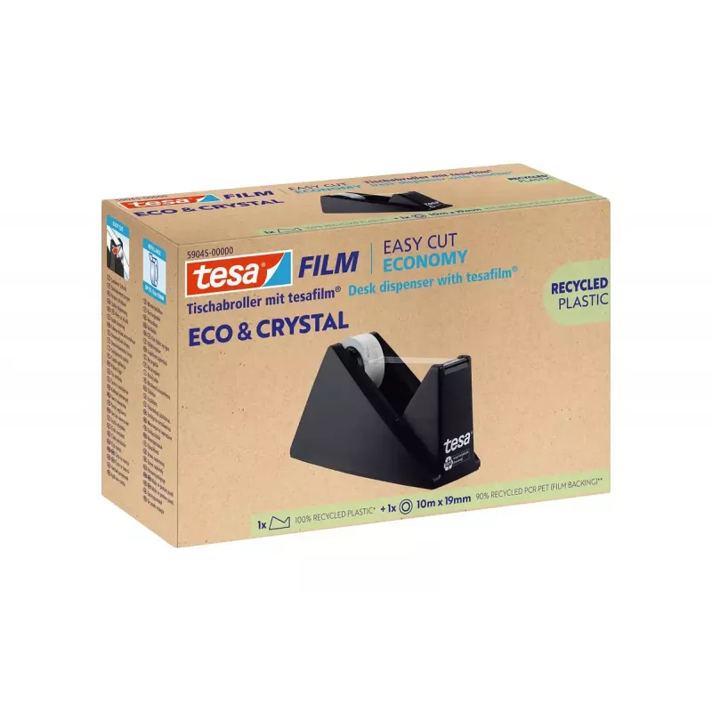 Tape Tesa Eco & Crystal Polystyrene (PS) Juoda