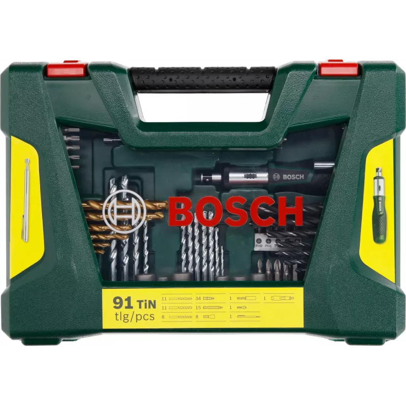 Bosch 2 607 017 195 grąžtų rinkinys 91 vnt.