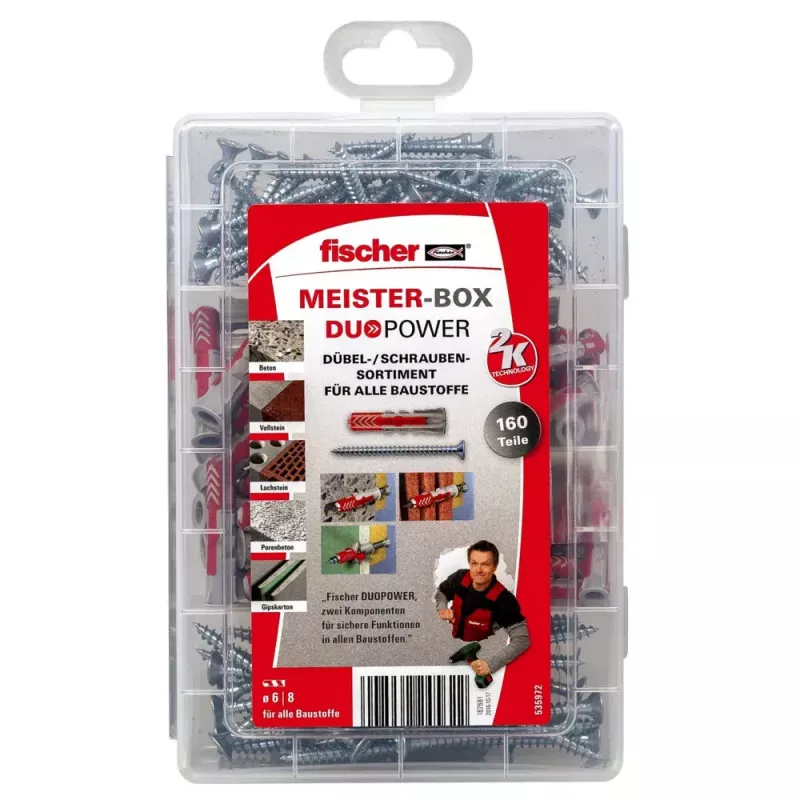 Plečiamasis inkaras Fischer MEISTER-BOX DUOPOWER + varžtai