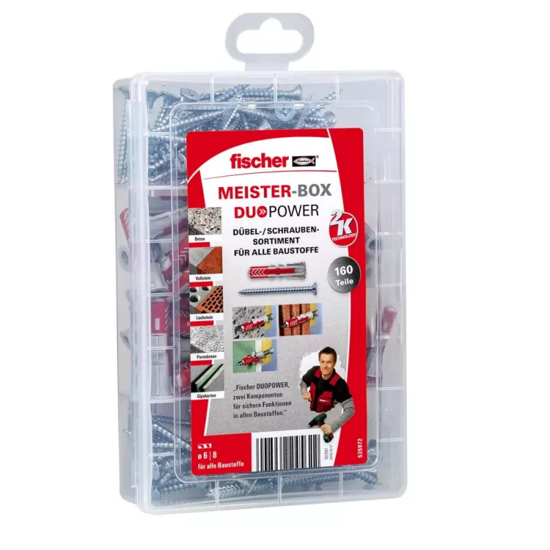 Plečiamasis inkaras Fischer MEISTER-BOX DUOPOWER + varžtai