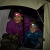 Ant galvos tvirtinamas žibintuvėlis GP baterijos CH31002 Pink