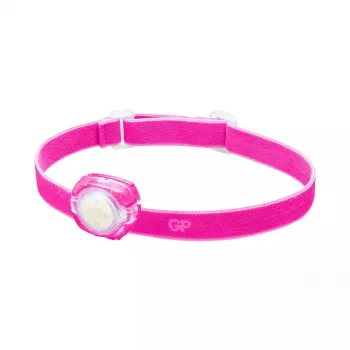 Ant galvos tvirtinamas žibintuvėlis GP baterijos CH31002 Pink