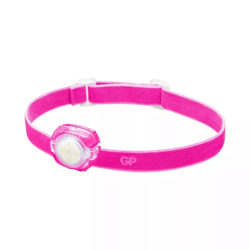 Ant galvos tvirtinamas žibintuvėlis GP baterijos CH31002 Pink