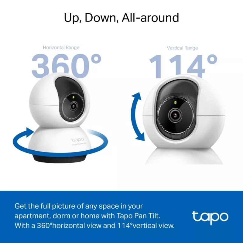 TP-Link TC72 apsaugos kamera Lemputė IP apsaugos kamera Vidinė 2560 x 1440 pikseliai Lubos/Stalas