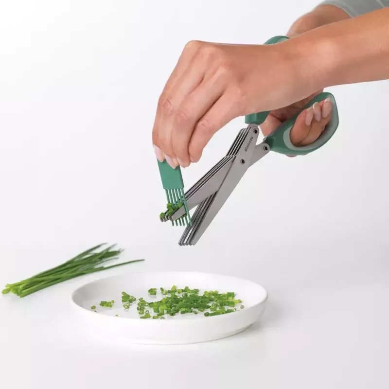 Virtuvinės žirklės Brabantia Tasty+ 225 mm žalios žolelėms