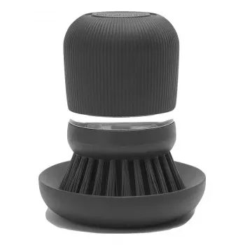 Indų šveitimo šepetys Brabantia 302626 pilkas 86 mm x 86 mm x 105 mm
