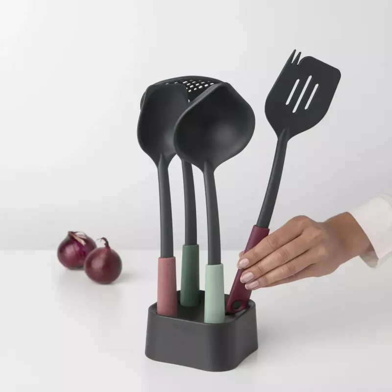 Brabantia Tasty+ 5 vnt. Juoda Žalia Raudona Karščiui atsparus 220°C