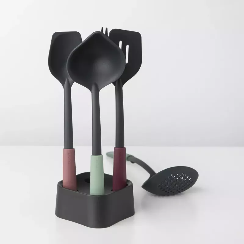 Brabantia Tasty+ 5 vnt. Juoda Žalia Raudona Karščiui atsparus 220°C