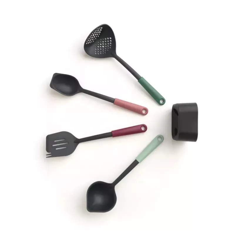 Brabantia Tasty+ 5 vnt. Juoda Žalia Raudona Karščiui atsparus 220°C