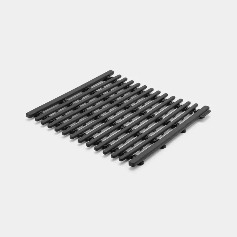 Kriauklės kilimėlis Brabantia 302589 antracito spalvos 300x300x15 mm