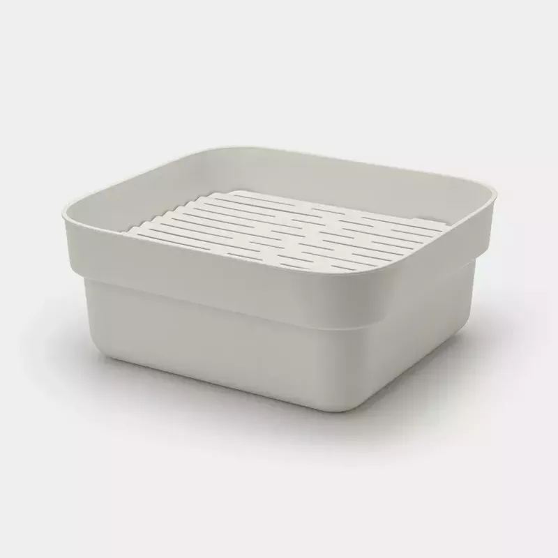 Indų plovimo dubuo Brabantia 302688 pilkas stačiakampis 374x344x161 mm