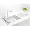 Indų plovimo dubuo Brabantia 302688 pilkas stačiakampis 374x344x161 mm