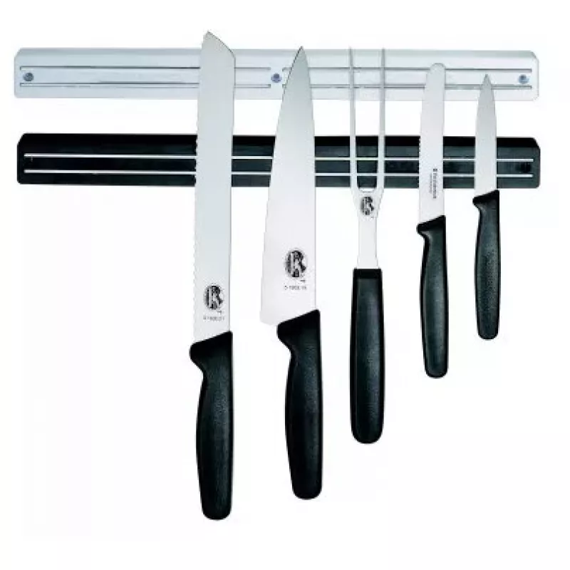 Magnetinis peilių laikiklis Victorinox juodas 30 mm plotis 350 mm gylis 22 mm aukštis