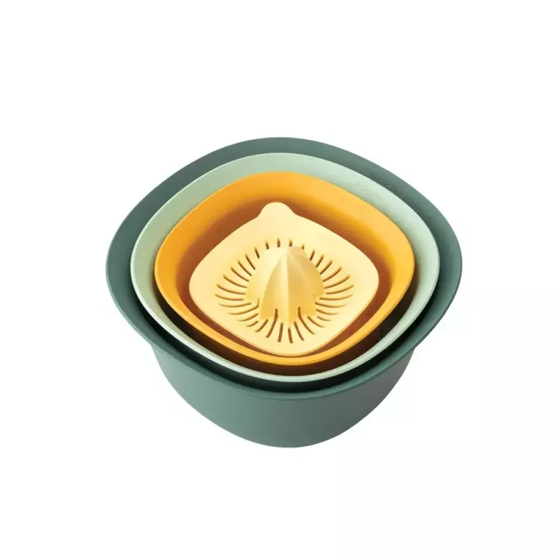 Rinkinys Brabantia Tasty+ sukraunamas 3,2 l mėlynas žalias geltonas