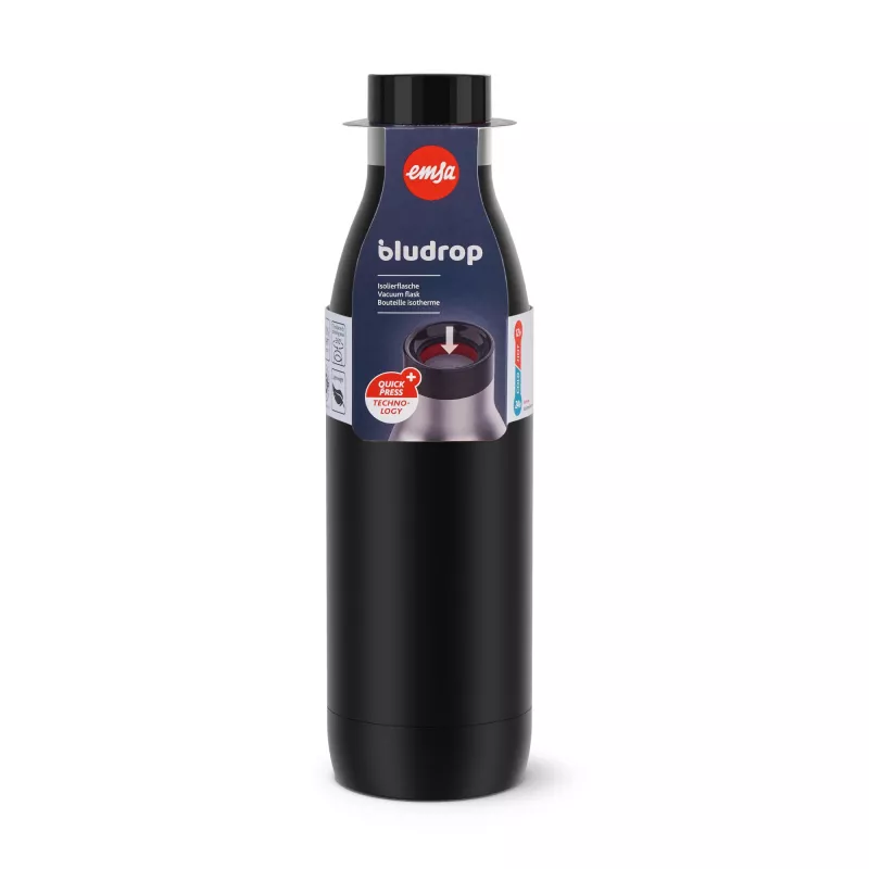EMSA Bludrop Color N31109 Kasdieniam naudojimui 700 ml Nerūdijantis plienas Juoda
