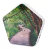 Garso aparatas Olympia Sounds of Nature, baltas, kompaktiški matmenys 135×30×130 mm
