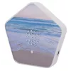Garso aparatas Olympia Sounds of Nature, baltas, kompaktiški matmenys 135×30×130 mm