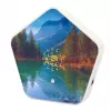 Garso aparatas Olympia Sounds of Nature, baltas, kompaktiški matmenys 135×30×130 mm