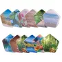 Garso aparatas Olympia Sounds of Nature, baltas, kompaktiški matmenys 135×30×130 mm