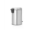 Šiukšlių dėžė Brabantia 112041 12 L apvali nerūdijantis plienas