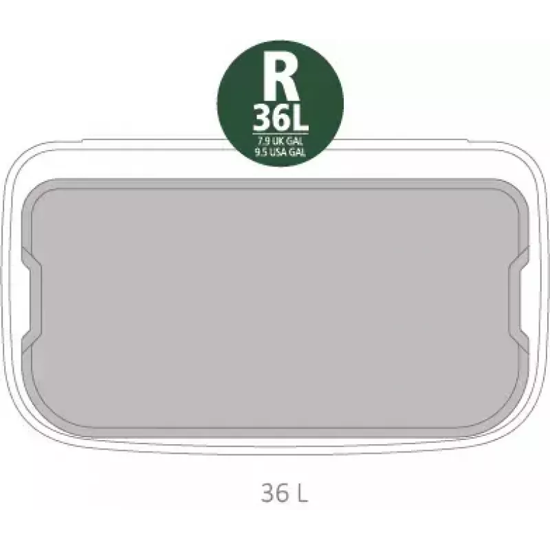 Stačiakampis atliekų konteineris Brabantia 121388