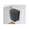 Brabantia 10L juoda šiukšlių dėžė 260mm plotis 210mm gylis 330mm aukštis