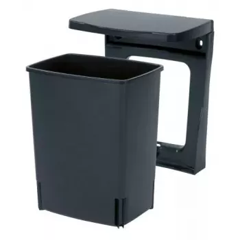 Brabantia 10L juoda šiukšlių dėžė 260mm plotis 210mm gylis 330mm aukštis