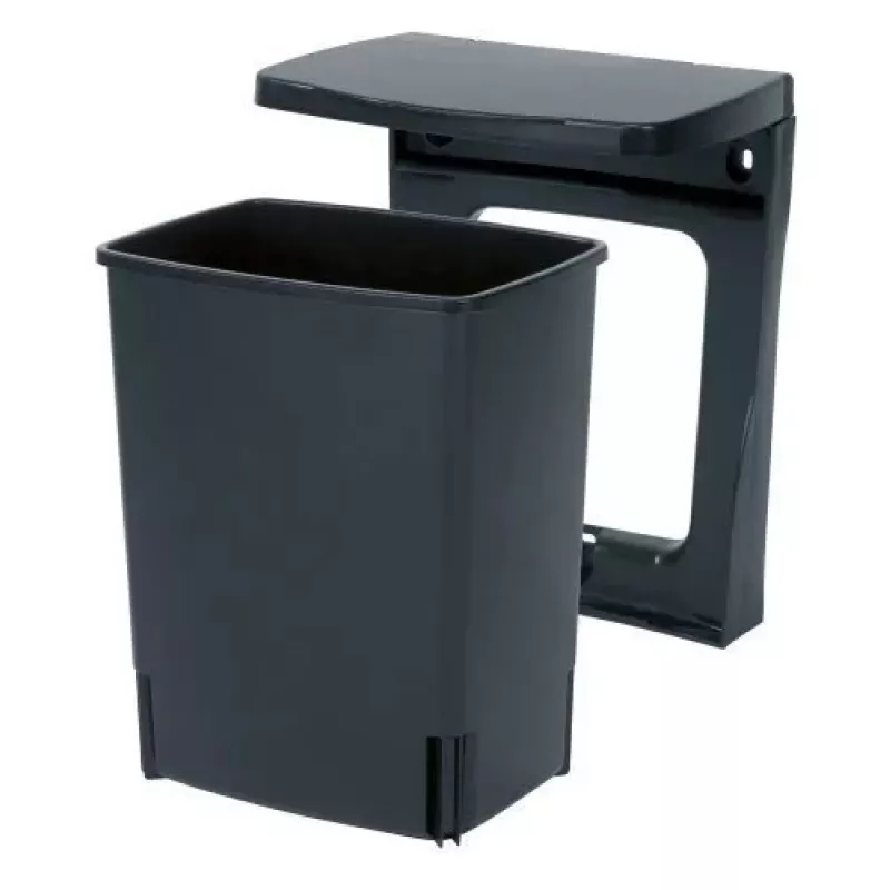 Brabantia 10L juoda šiukšlių dėžė 260mm plotis 210mm gylis 330mm aukštis