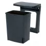 Brabantia 10L juoda šiukšlių dėžė 260mm plotis 210mm gylis 330mm aukštis