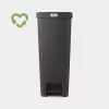 Brabantia šiukšliadėžė 40L kampinė pilka 800023