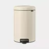 Brabantia NewIcon 20 L apvali smėlio spalvos šiukšliadėžė