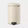Brabantia NewIcon 20 L apvali smėlio spalvos šiukšliadėžė