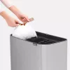 Šiukšliadėžė Brabantia 316081 33 L stačiakampė nerūdijančio plieno juoda