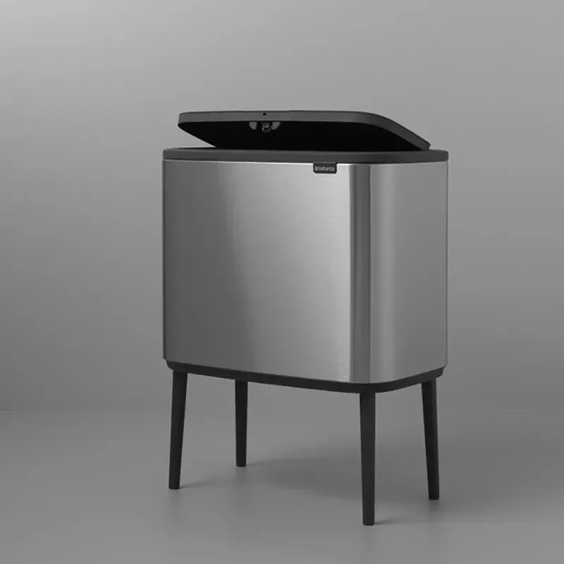 Šiukšliadėžė Brabantia 316081 33 L stačiakampė nerūdijančio plieno juoda