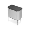 Šiukšliadėžė Brabantia 316081 33 L stačiakampė nerūdijančio plieno juoda