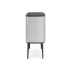 Šiukšliadėžė Brabantia 316081 33 L stačiakampė nerūdijančio plieno juoda