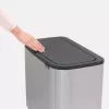 Šiukšliadėžė Brabantia 316081 33 L stačiakampė nerūdijančio plieno juoda