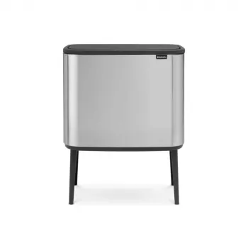 Šiukšliadėžė Brabantia 316081 33 L stačiakampė nerūdijančio plieno juoda